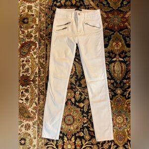 Black Orchid White Skinny Jeans